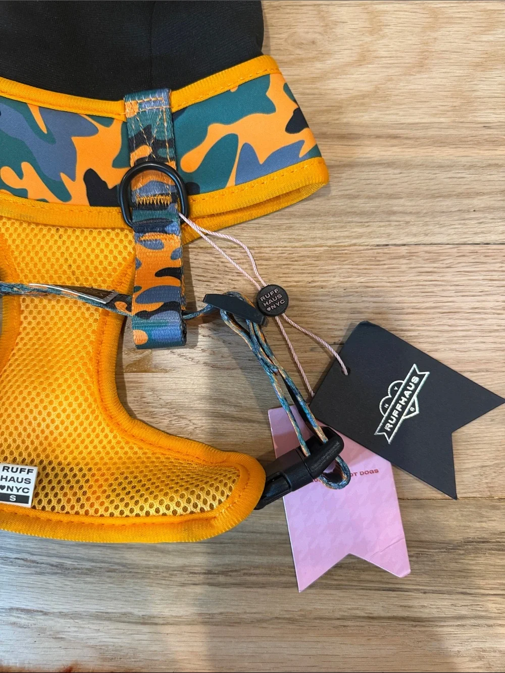 Ruff Haus NYC CAMO QT ORANGE HOODIE HARNESS